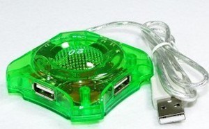 USB HUB梅花2.0集线器 电脑周边耗材批发 数码产品 电脑配件