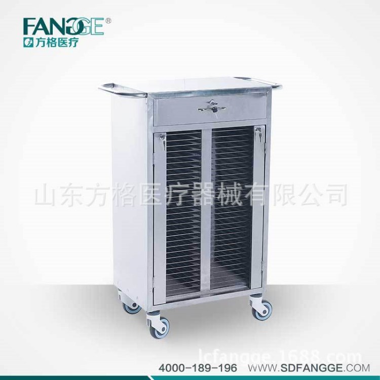 不銹鋼病歷車圖片/方格不銹鋼病歷夾車 大量批發零售