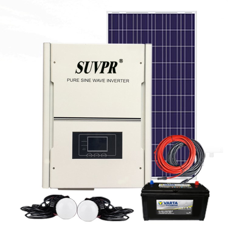 整套家用太陽能發(fā)電機220V 戶外系統(tǒng)一體機1000W小型光伏板帶電視