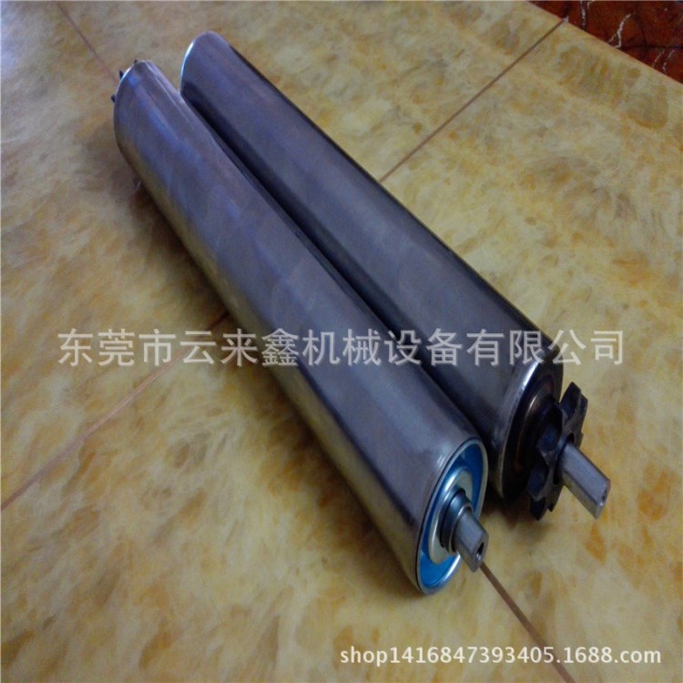 廠家直銷批發(fā)供應(yīng)動(dòng)力滾筒 38×600單/雙排齒鏈輪 材質(zhì)鍍鋅