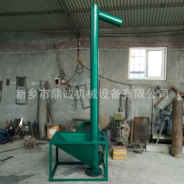 加工螺旋上料機(jī)  219管徑 碳鋼材質(zhì) 加料倉斜坡螺旋上料機(jī)價(jià)格