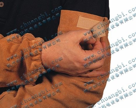 輕巧薄身全皮手袖系列44-2319   48cm長(zhǎng)魔術(shù)貼全皮手袖