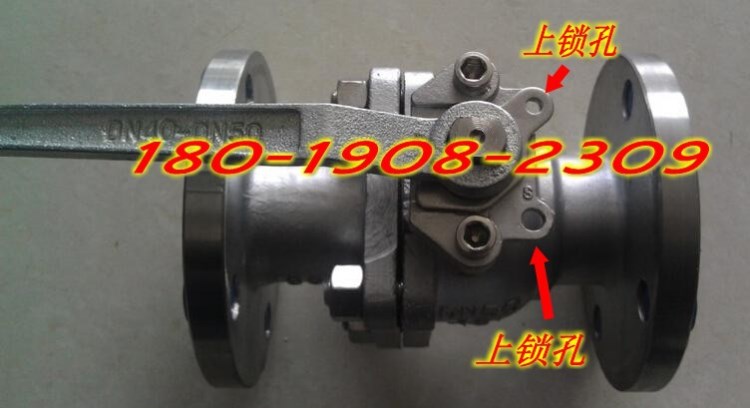 316不銹鋼帶鎖法蘭球閥DSQ41F-16R