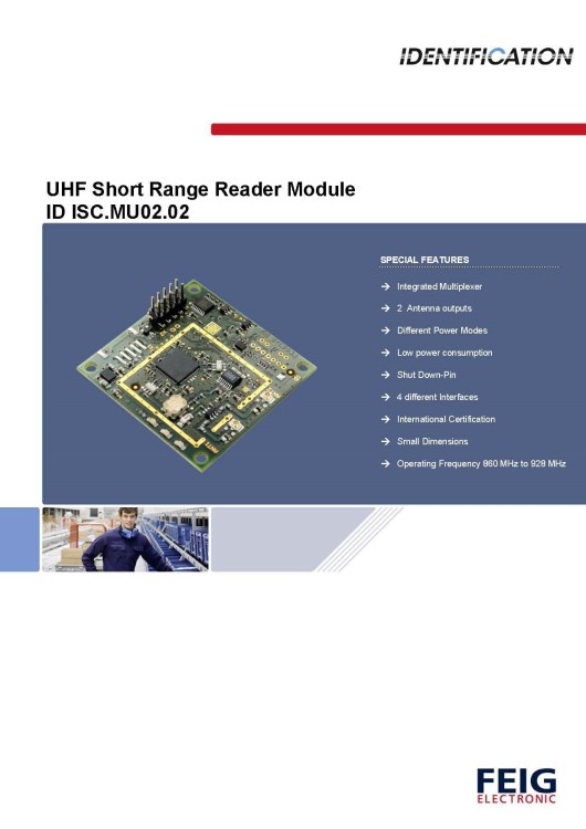 FEIG UHF 超高頻讀寫器模組 - ID ISC.MU02.02