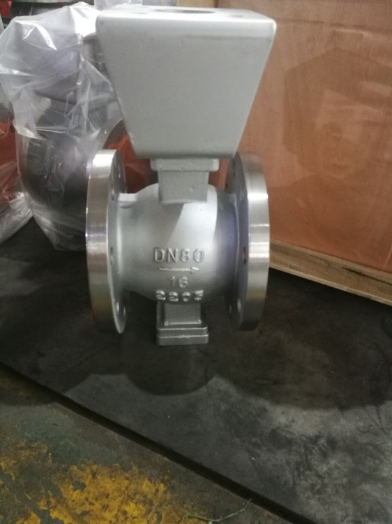 2205雙相鋼氣動法蘭V型調(diào)節(jié)球閥 氣動切斷球閥 高性能V型調(diào)節(jié)閥