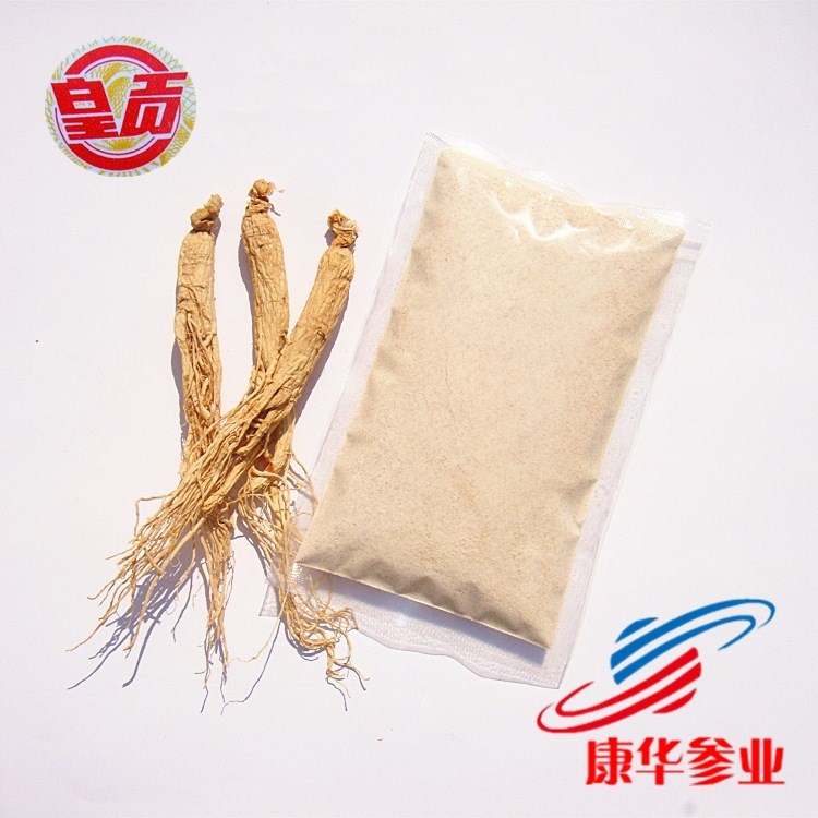 優惠供應長白山生曬參參粉六年根人參加工而成皂苷含量高食用方便