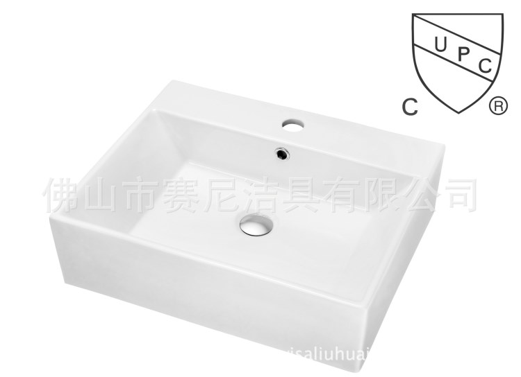 SN107-016賽尼潔具供應(yīng)商直銷(xiāo)CUPC陶瓷洗手盆