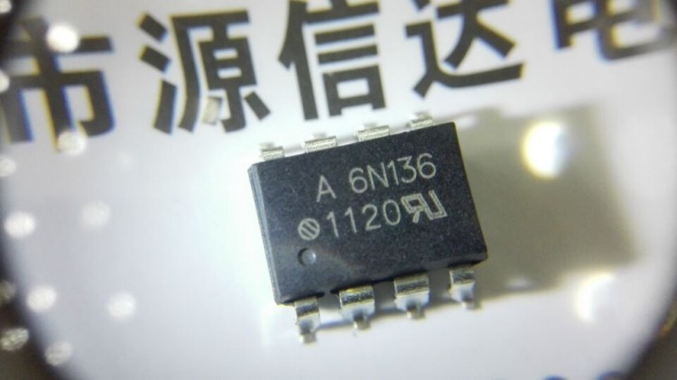 直插 6N136 光耦合器逻辑输出 原装 DIP-8 A6N136 EL6N136