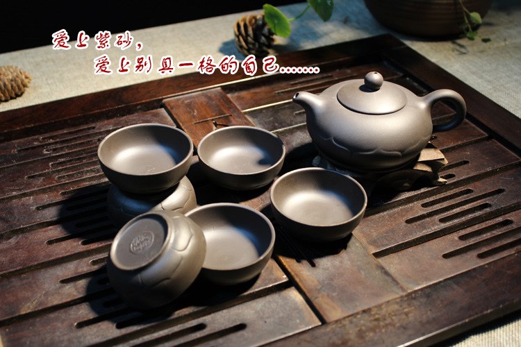 廠家直銷(xiāo) 紫砂茶具 陶瓷茶具 紫砂壺禮品套裝 一件起批