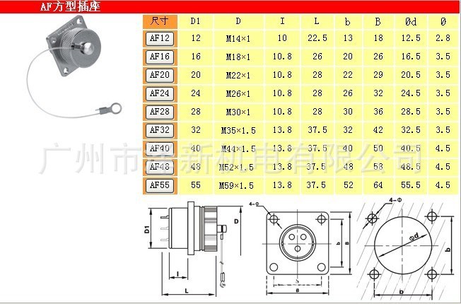 澳普龍供應(yīng)航空插座AS 航空連接器