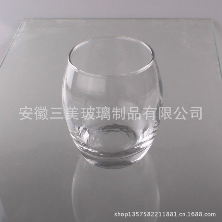 工廠供應(yīng)SMB192小蛋形機(jī)吹玻璃杯 玻璃水杯 可再加工