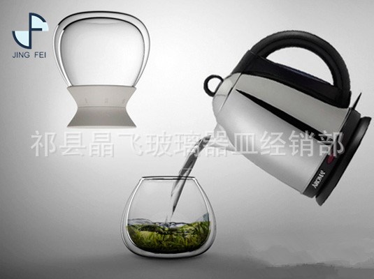 新品沙漏泡茶器  沙漏的元素融合到泡茶當中的一個創(chuàng)意設計