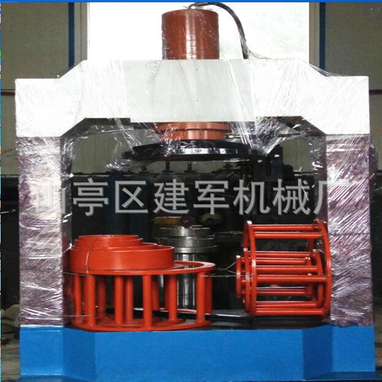 100噸叉車實(shí)心輪胎輪轂拆裝機(jī)  實(shí)心輪胎壓胎機(jī)