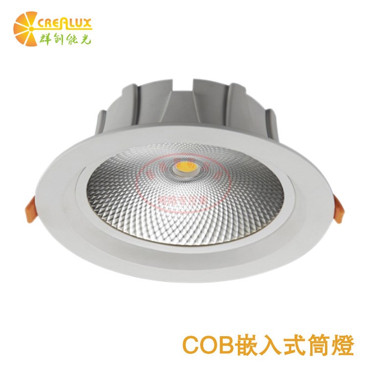 LED筒灯2.5寸5W COB筒灯3.5寸4寸6寸8寸COB射灯工程灯天花筒灯