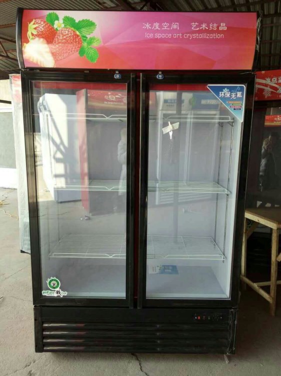 商用飲料柜展示冷藏立式柜冷飲品保鮮柜雙門門展示冷柜立式冰箱柜