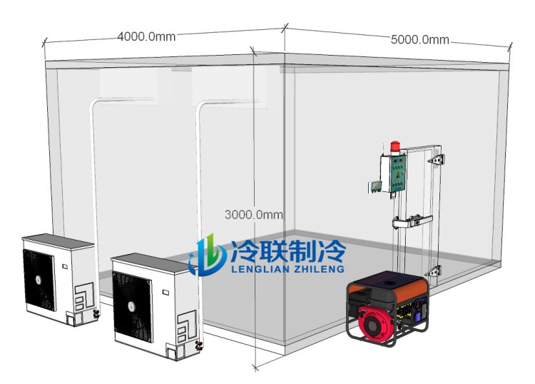 冷联冷库设计 GSP专用药品冷冻冷藏库安装