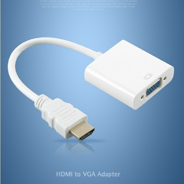 高清HDMI轉(zhuǎn)VGA轉(zhuǎn)換器 標(biāo)準(zhǔn)hdmi to VGA連接線(xiàn) 轉(zhuǎn)接頭 高清視頻線(xiàn)