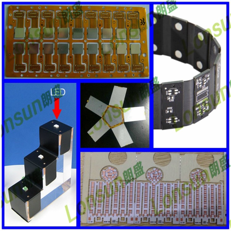 折叠FPC 折叠铝基板PCB 沉金柔性板 散热铝片补强FPC