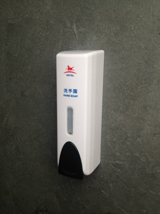 納斯特N9101酒店賓館手動皂液器掛壁式沐浴露盒單頭洗手液二合一