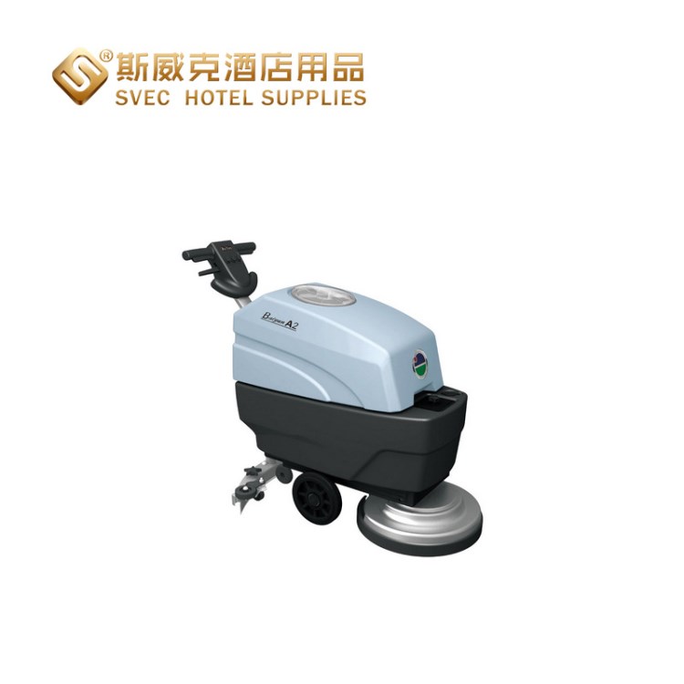 白云A203小型洗地機手推式洗地車電線式洗地車小型輕便地面清洗機