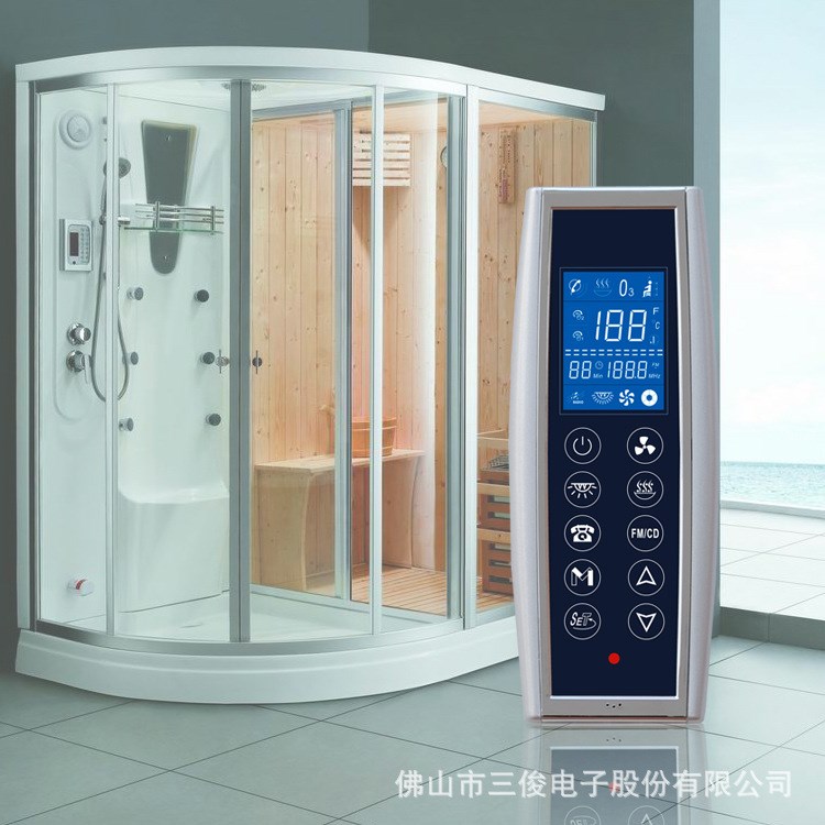整體衛(wèi)浴蒸汽房控制器 酒店桑拿電話CD控制面板帶3kw蒸汽發(fā)生器
