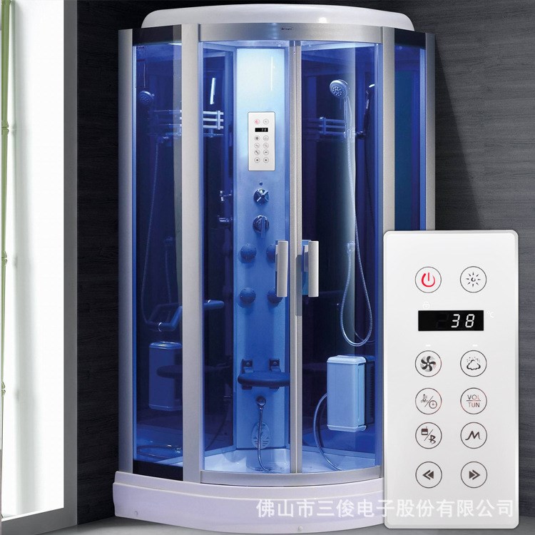 數字顯示多功能濕蒸房蒸汽房控制器 暢銷蒸汽藍牙臭氧控制系統