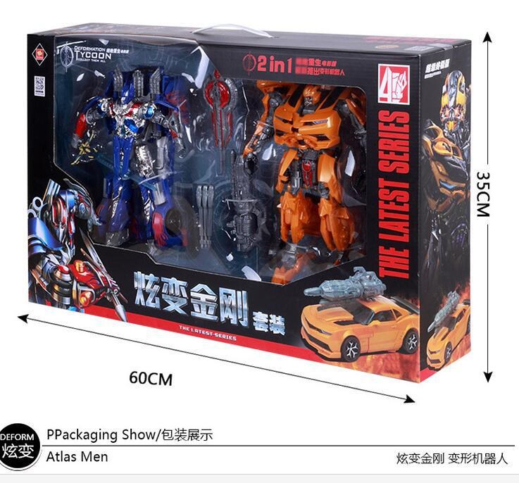 錦江正版擎天大黃蜂2只盒裝 兒童益智變形玩具汽車機(jī)器人8815