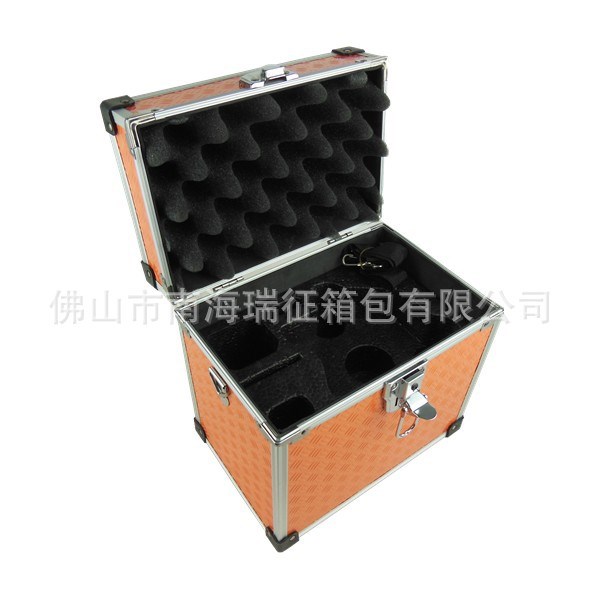 專用工具箱鋁合金手提箱工具箱 橙色工具箱S0105