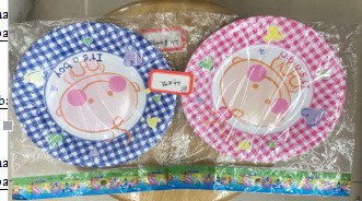 7寸 9寸圓盤生日喜慶圣誕party用品一次性節(jié)日用品