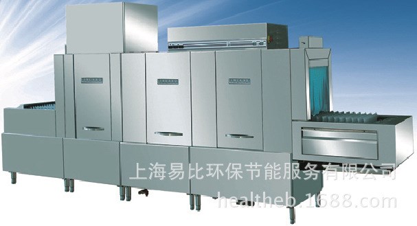 5000型長龍式 商用全自動洗碗機 -頂配型 （食堂、酒店、飯店等）