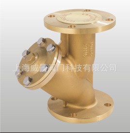 銅Y型法蘭過濾器上海威景生產(chǎn)銅閥門廠家