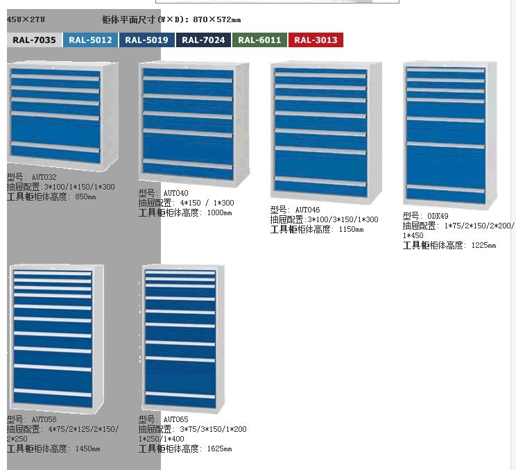 防靜電產品 工具柜 工具箱 零件柜 物料盒 整理柜 款式AT-15