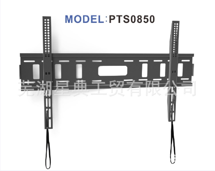 50-80寸液晶电视机支架 固定式墙壁挂架带拉绳锁定 电视机壁挂架