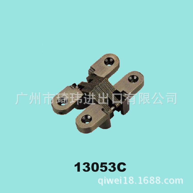 中号加长十字沙发铰链 家具用金属门窗暗藏合页（13053C)