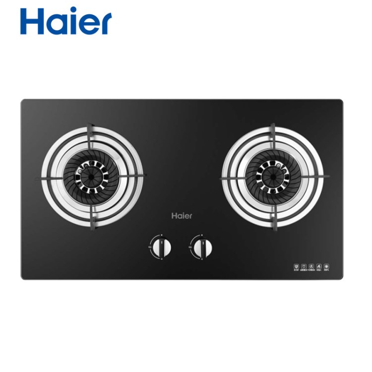 Haier/海爾JZT- Q236(12T)家用大火力嵌入式天燃?xì)庠钆_(tái)嵌兩用雙灶