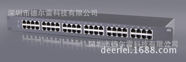 中鹏TOP 16路集成式百兆100M网络信号防雷器TOP-TN-RJ45/16E100