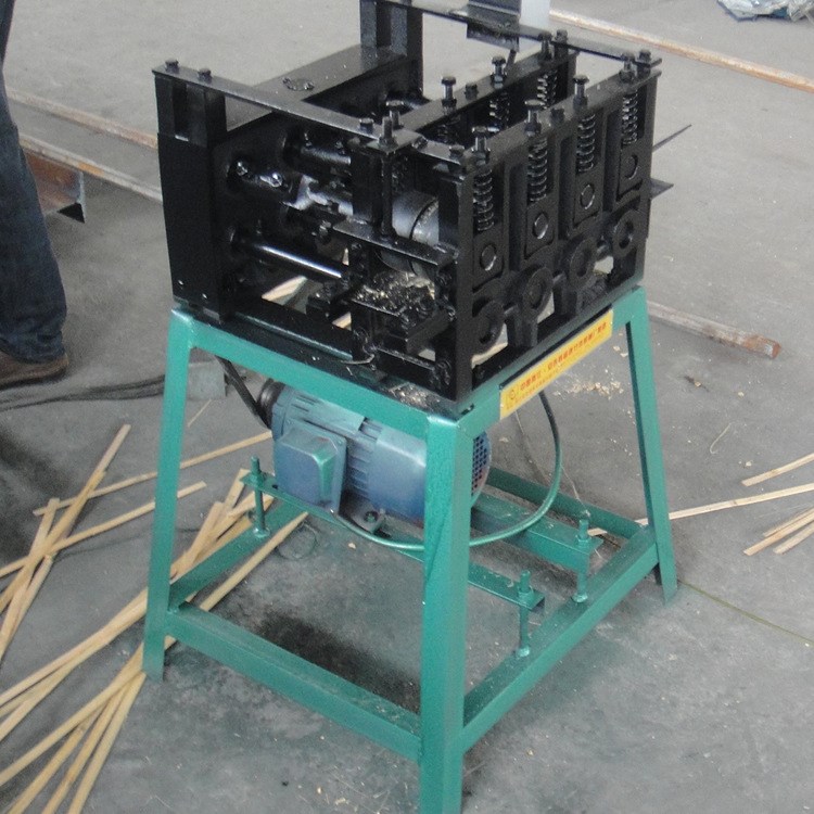 富康牌开片机宽竹片蒸笼分层机宽竹条破篾机竹篮竹筛子机器