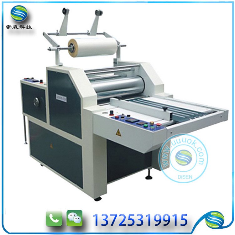 工厂直销520mm半自动气拉复膜机Hot laminating machine