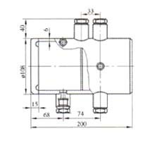 仪表辅助容器 YZF1-12 FG3-64 型隔离容器