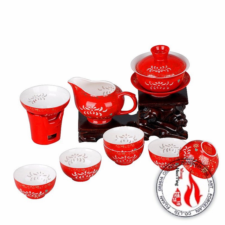 鏤空玲瓏茶具個(gè)性茶具 創(chuàng)新型茶具 德化水晶玲瓏茶具廠家直銷批發(fā)