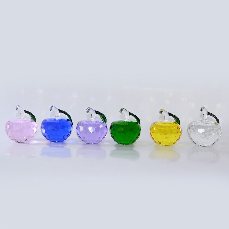 【現(xiàn)貨】供應(yīng)圣誕水晶蘋(píng)果 水晶禮品工藝品擺件擺設(shè)廠(chǎng)家直銷(xiāo)