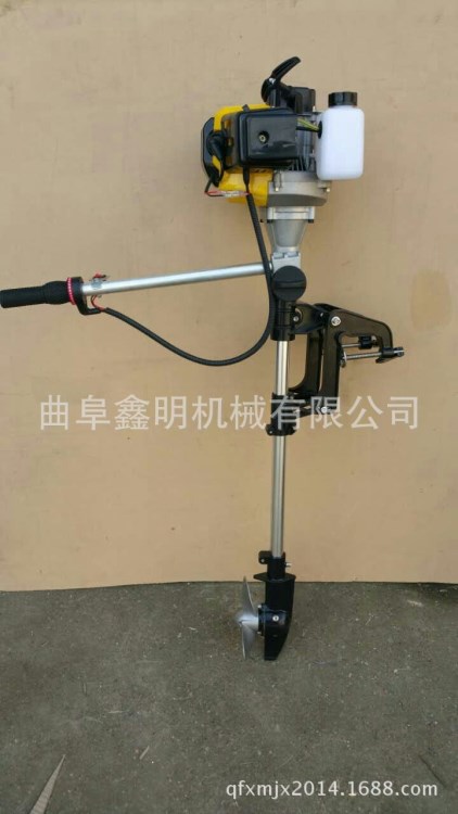 廠家批發(fā)小船用掛槳機 水庫養(yǎng)殖船掛機 小船推進器