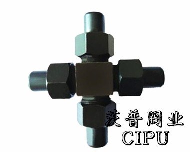 插入焊接式四通管接頭JB/T3878.3-85
