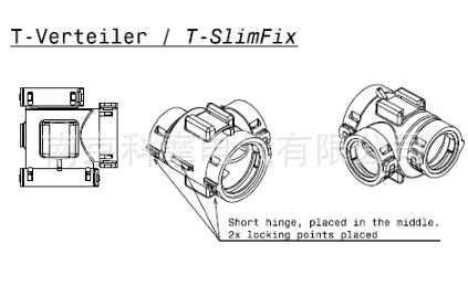 AD10-10-10T型可開式波紋管三通接頭 電線T接頭