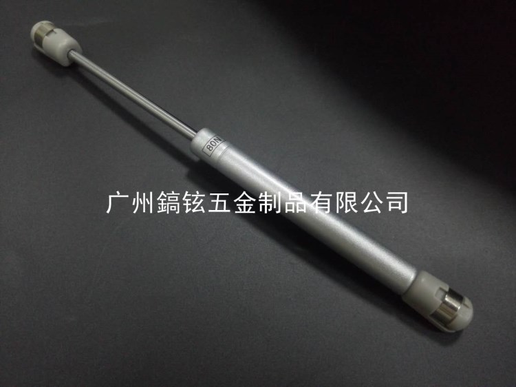 10寸（80N)銀色膠頭鋼質(zhì)櫥柜液壓緩沖上翻支撐桿 氣彈簧