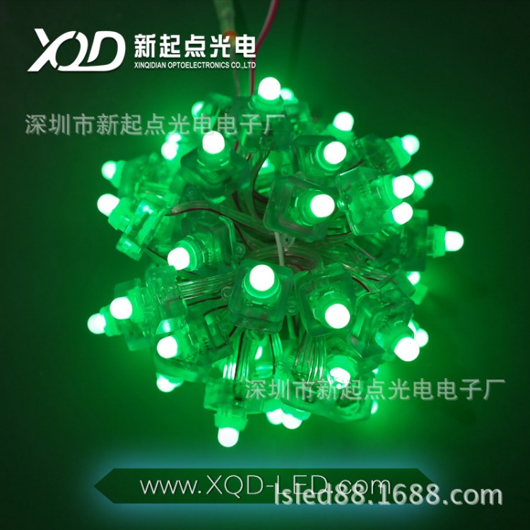 led全彩外露燈串5V，ws2812 square led pixel light 12V