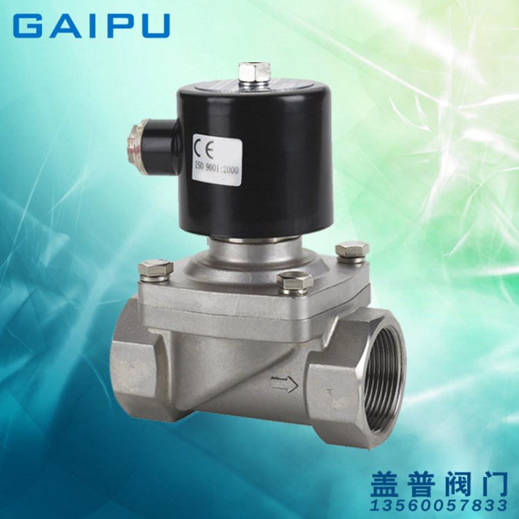 銷售 不銹鋼220v進水電磁閥 內螺紋全不銹鋼電磁閥