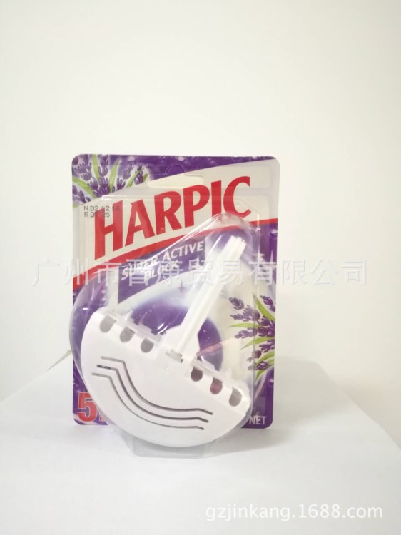 HARPIC 歐美壁掛式馬桶自動清潔劑 廁所除臭固體清潔膏潔廁塊