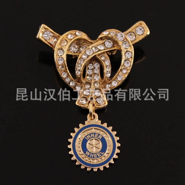 定制胸針企業(yè)徽章標(biāo)志別針 時(shí)尚禮服胸花配飾 標(biāo)識(shí)紀(jì)念品