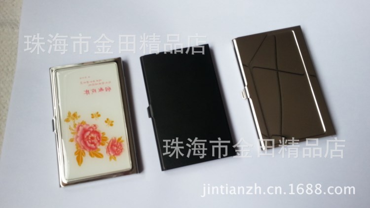 供應(yīng)金屬彩印名片盒辦公禮品 商務(wù)會議禮品 紀(jì)念品制作